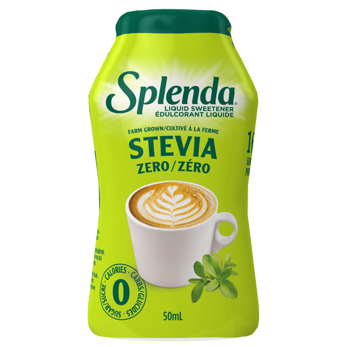 Splenda Stevia Bouteille Liquide - Devant