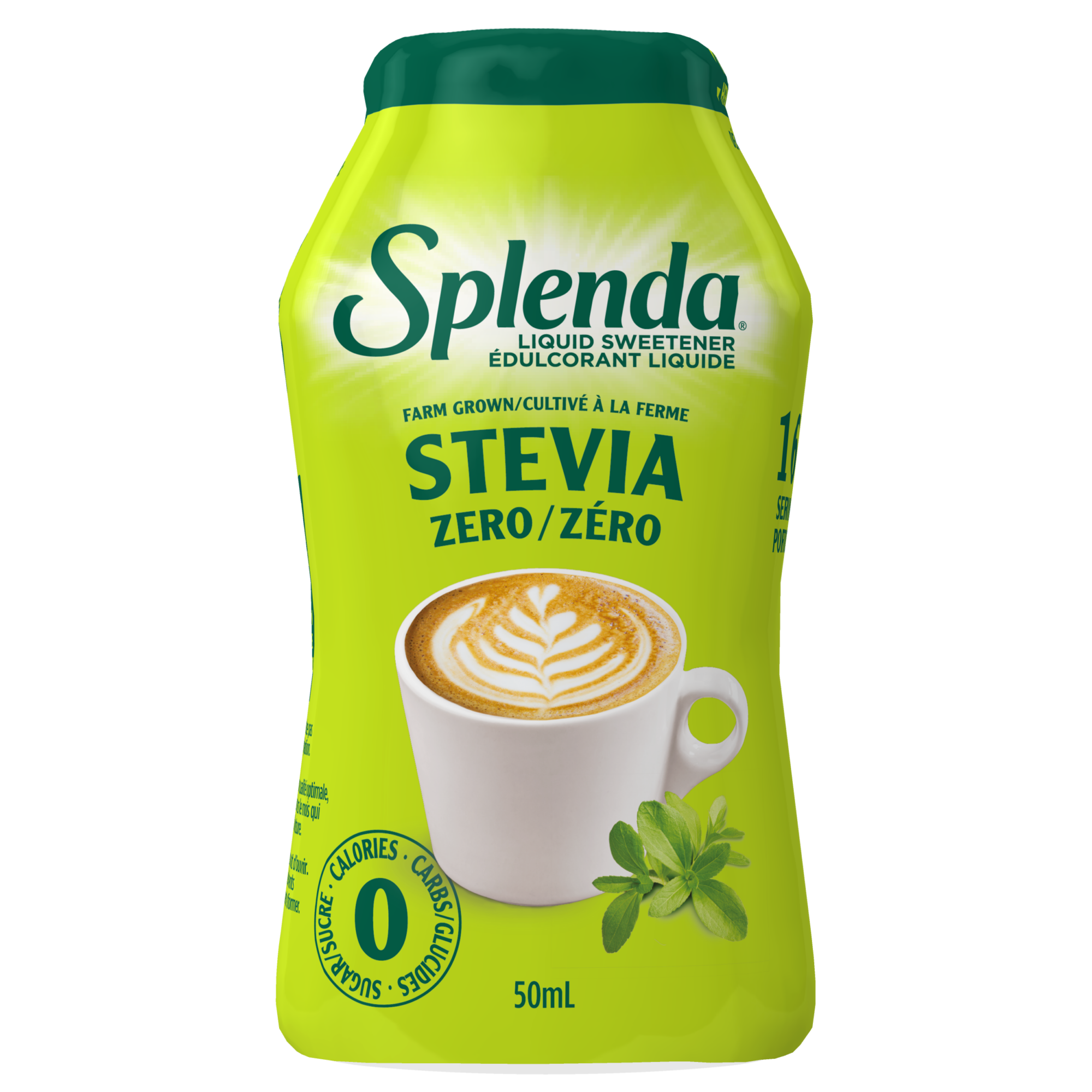 Splenda Stevia Liquid Bottle - Front