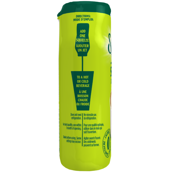 Splenda Stevia Liquid Bottle - Left Side