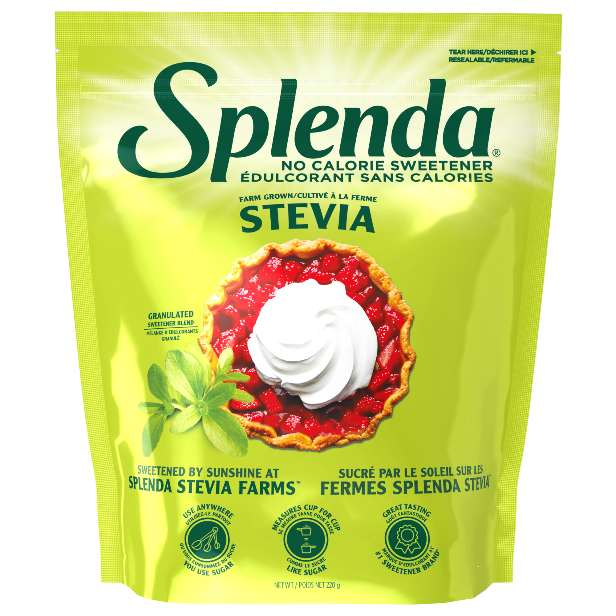 Splenda Stevia Pouch - Front