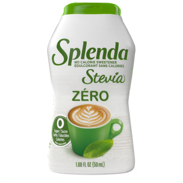 Splenda Stevia Bouteille Liquide 50mL - Devant