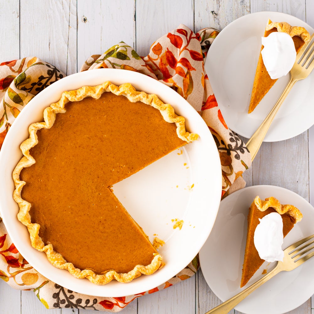 Pumpkin Pie Recipe | No Calorie Sweetener & Sugar Substitute | Splenda ...