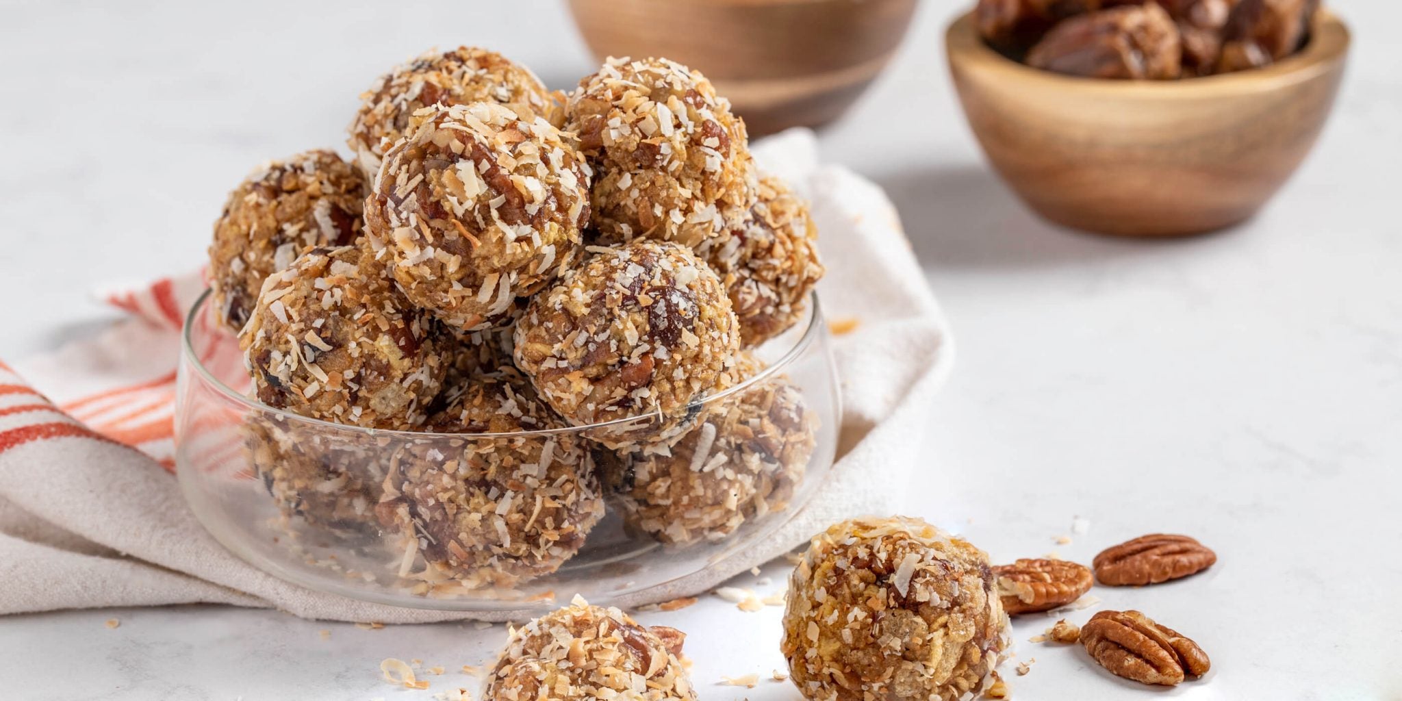 Coconut Date Nut Balls Recipe No Calorie Sweetener & Sugar Substitute